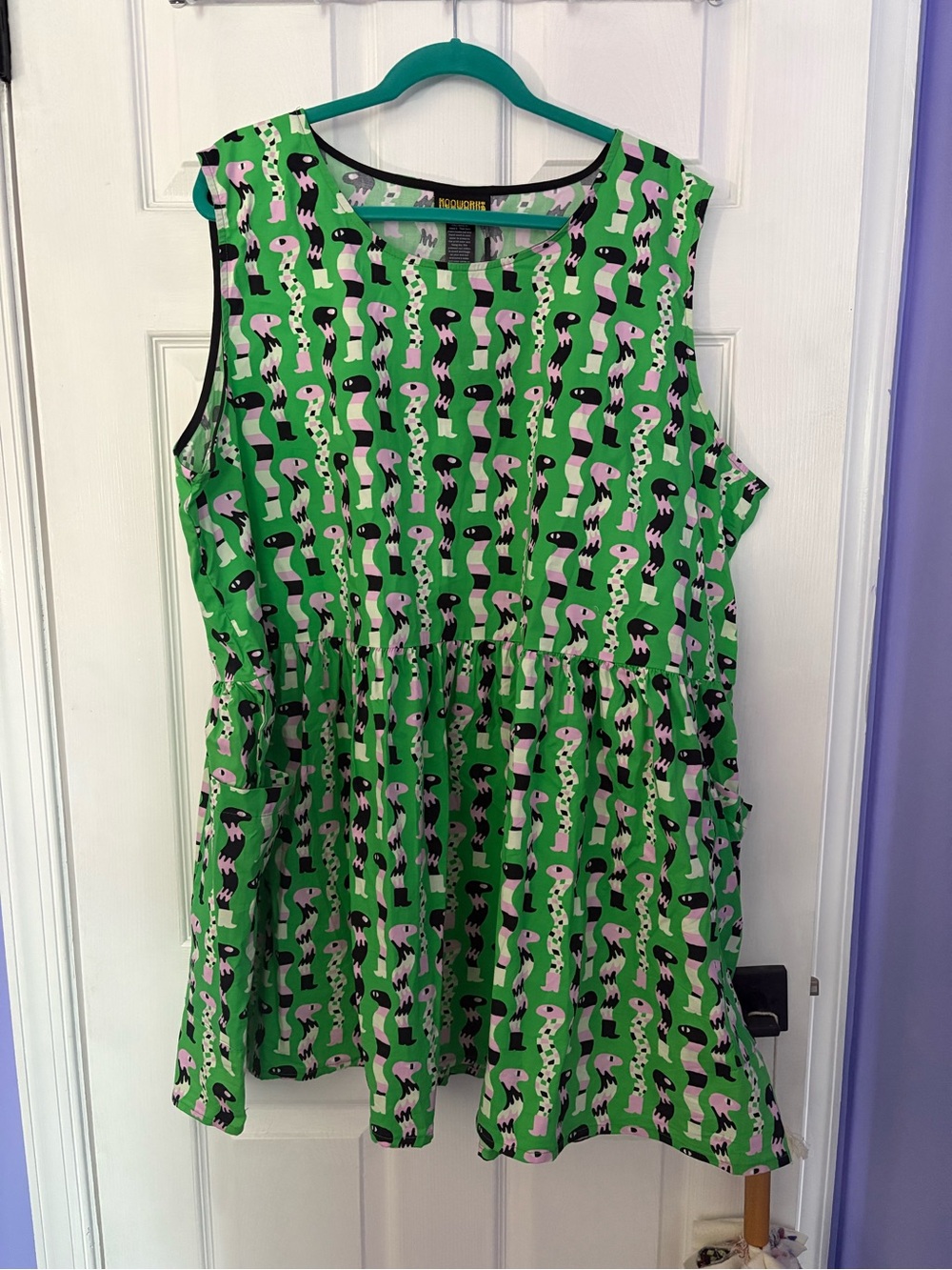 NWT Nooworks Sssnakes Big Pocket Dress